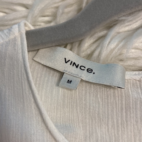 VINCE Dress Maxi size M white color length 50” bust 32” perfect for summer - Picture 15 of 16